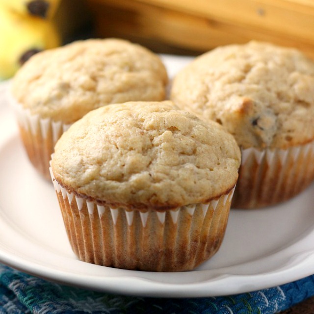 Banana Walnut Muffins | Renee's Kitchen Adventures