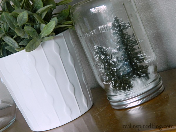 DIY Winter Mason Jar Terrarium