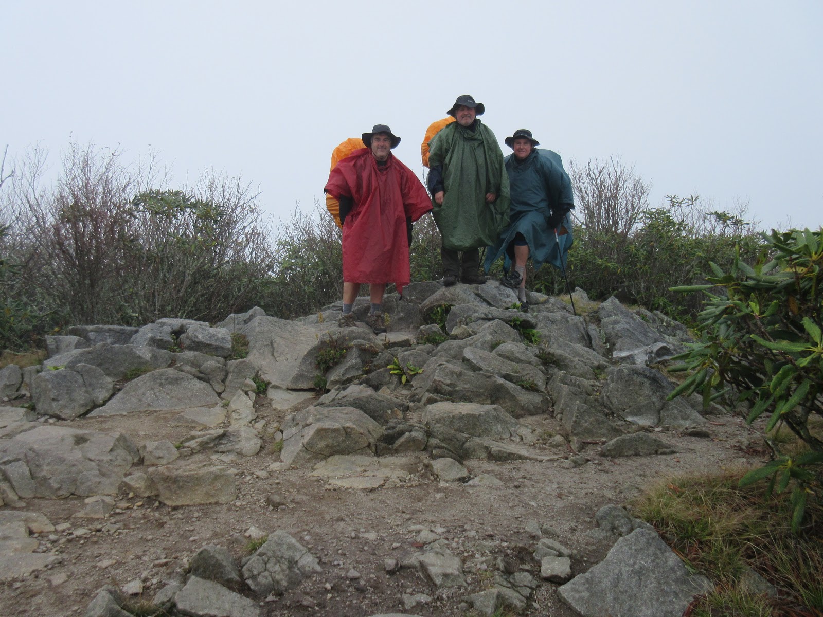 THE OUTCASTS HIKE AGAIN AT Clingman's Dome to Fontana Dam Makeup Hike