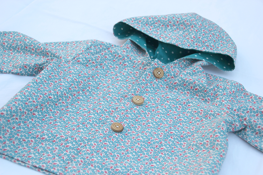 DIY Costura: Cómo hacer abrigo estampado para bebé (patrón gratis)