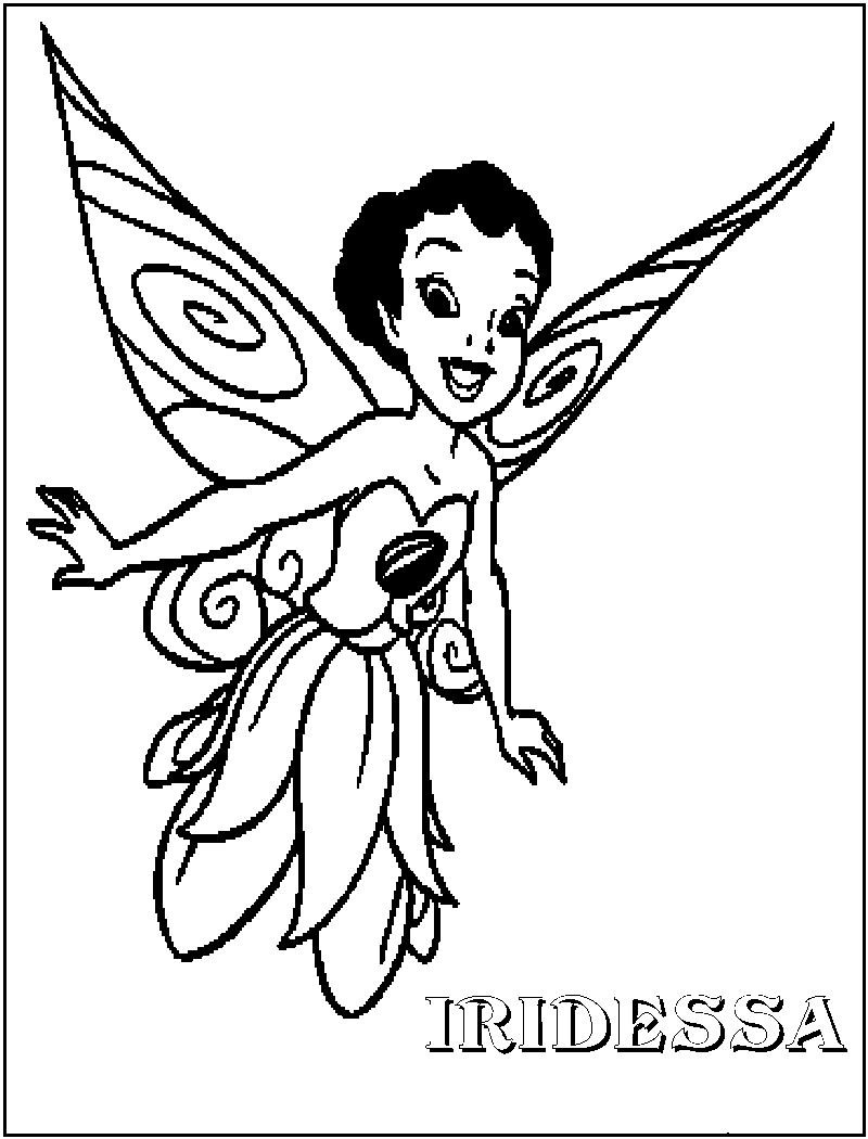 fairy coloring pages disney - photo #37