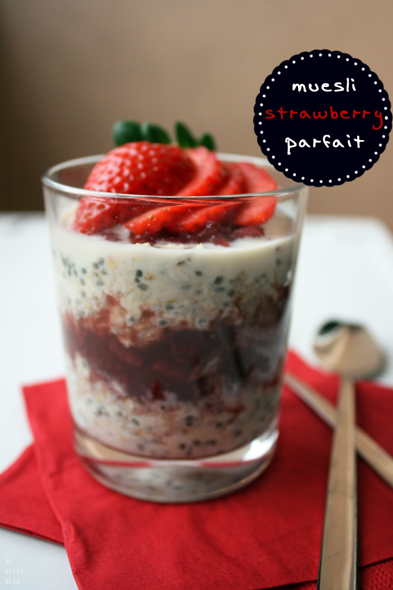 Strawberry Muesli Parfait (vegan) Homestead Herbs & Healing