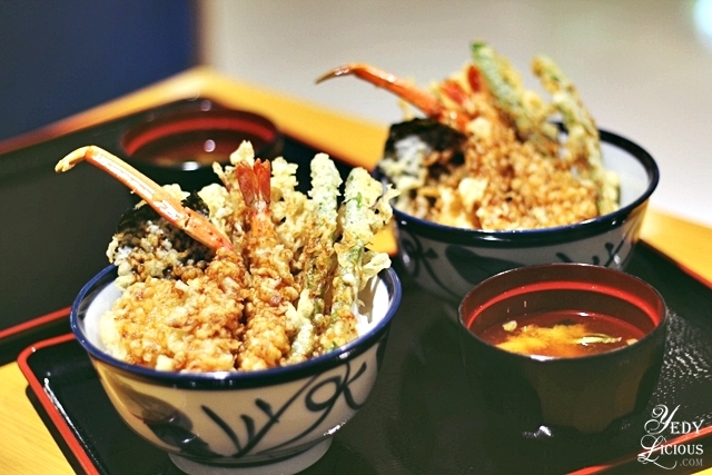 Snow Crab Tendon Bowl with Miso Soup