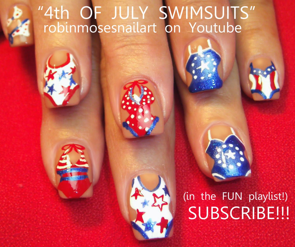 Nail Art by Robin Moses: "memorial day nail art" "memorial day nails