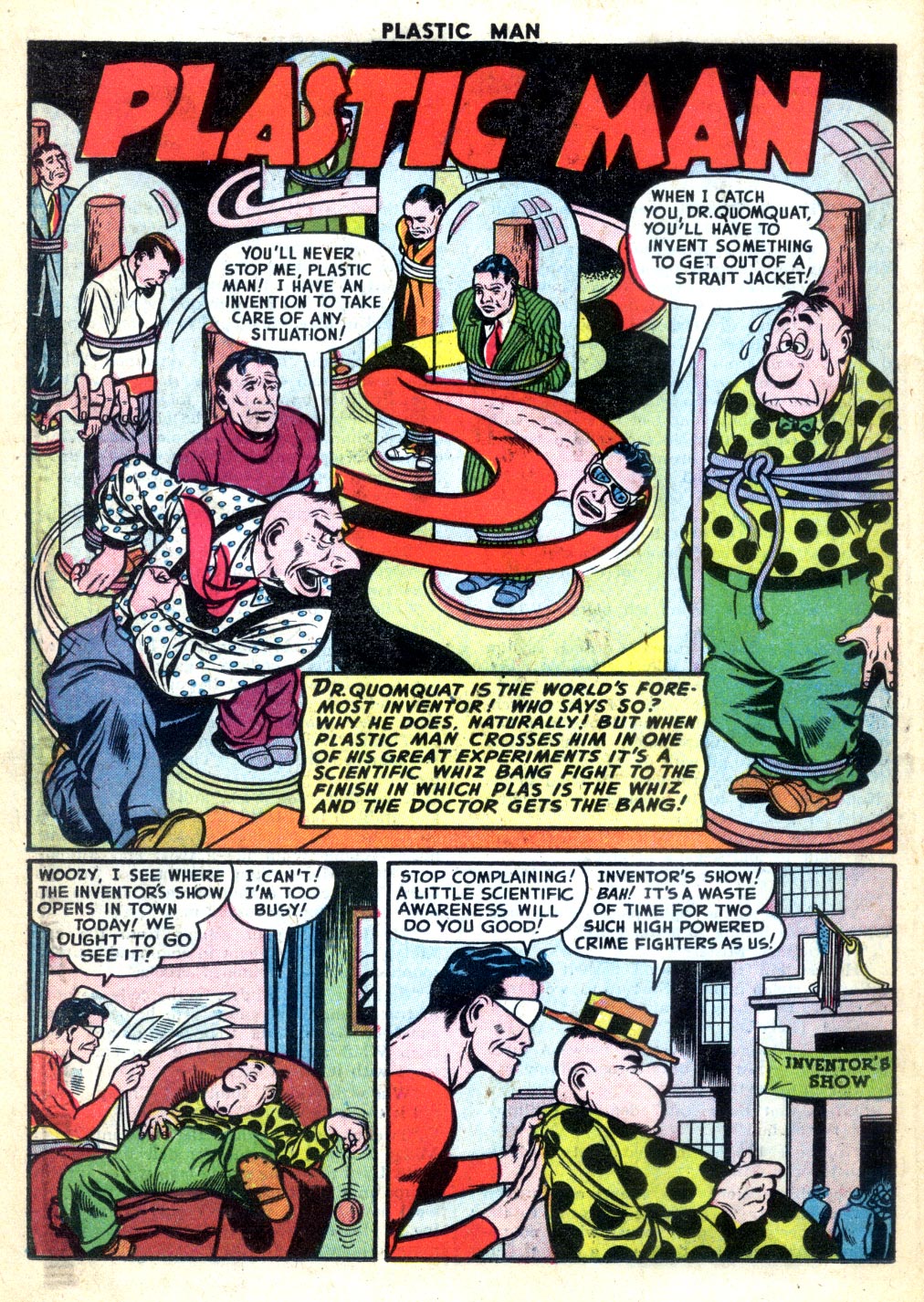 Read online Plastic Man (1943) comic -  Issue #54 - 26