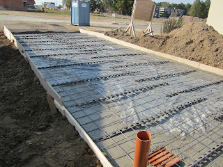 Garagendach abdichten folie: Baustahlmatten verlegen