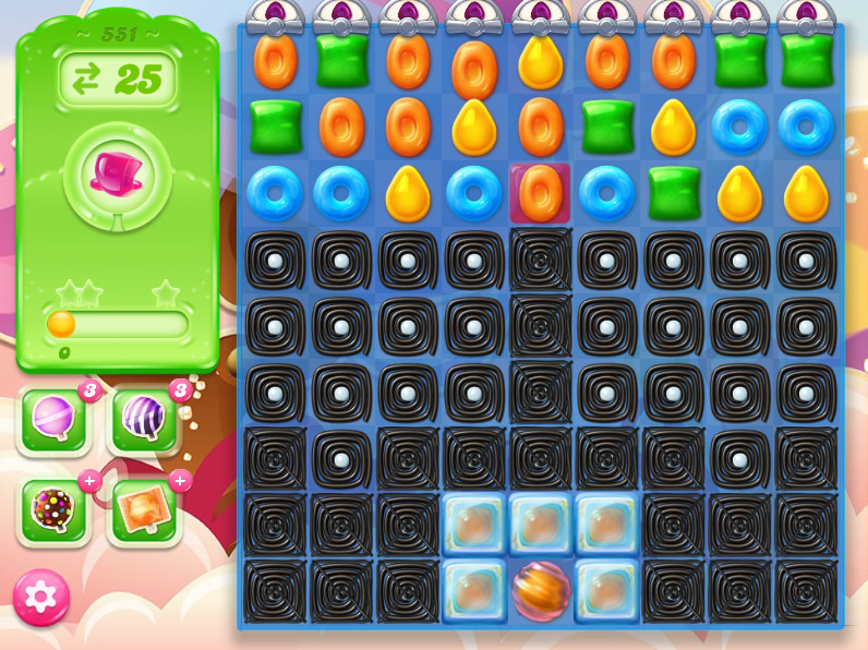 Candy Crush Jelly Saga level 551