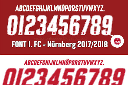 FC NÜRNBERG 2017/2018 VECTOR FONT