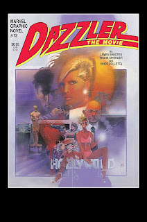 Bill Sienkiewicz's Cover for Dazzler: The Movie (1982)