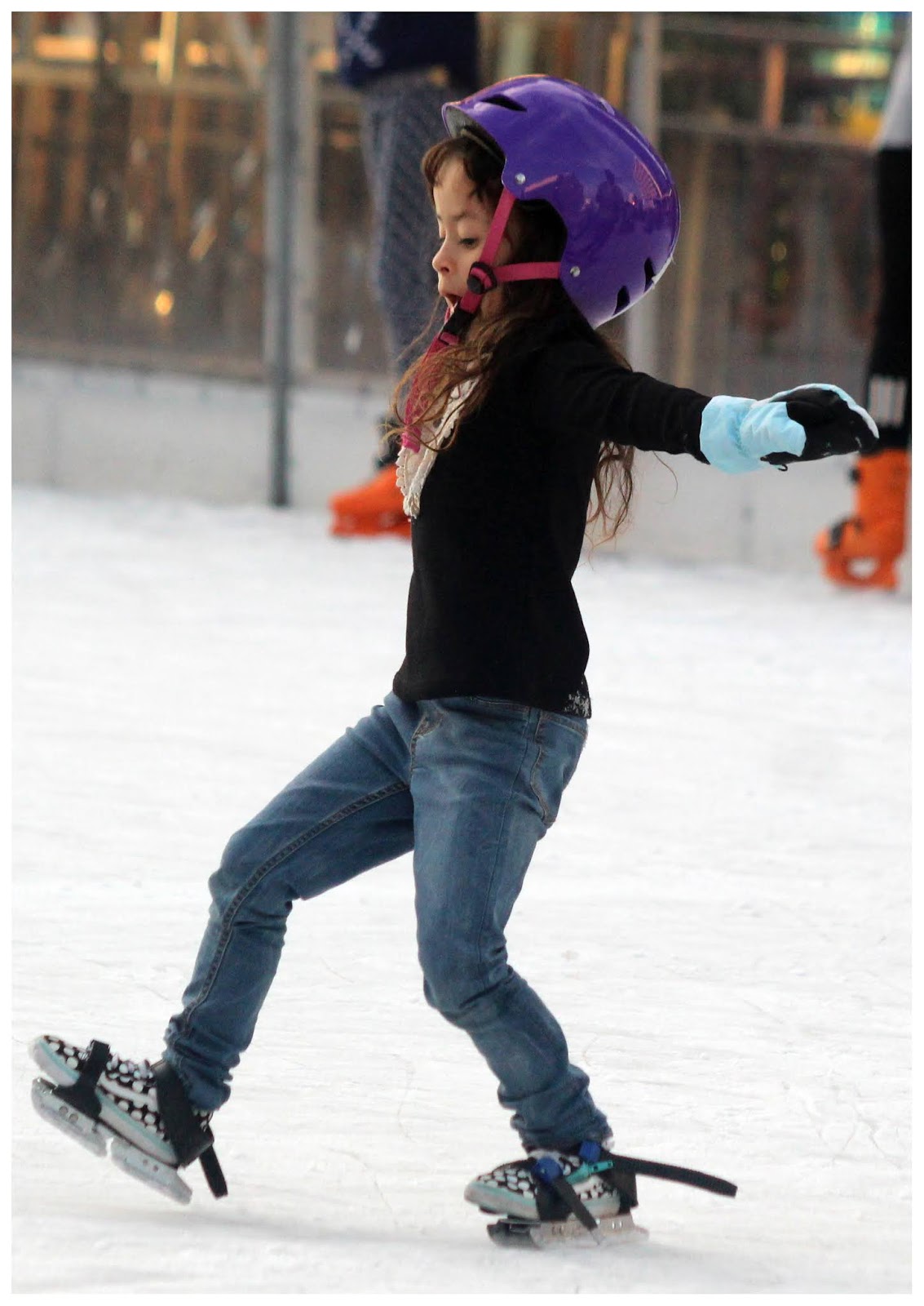 Susan snaps a project 365 July 9. 190. Skating on thin ice