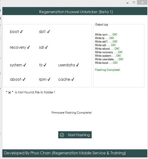 Regeneration Huawei Unbricker (Beta1) Free Download Regeneration Huawei Unbricker (Beta1) Free Download