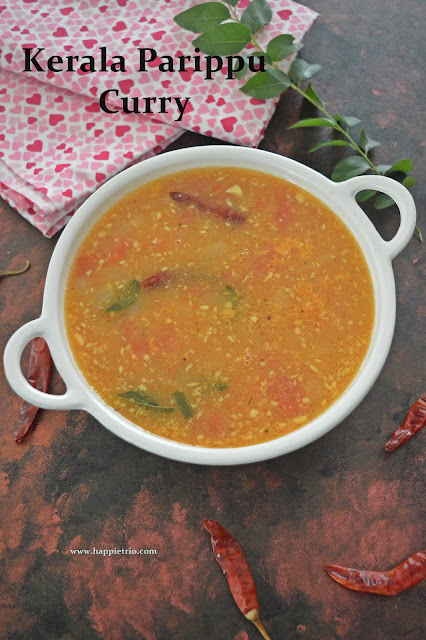 Parippu Curry | Dal Curry | Onam Sadhya Recipe |Kerala Style Parippu Curry 
