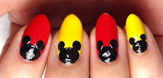 Mickey Head Nails
