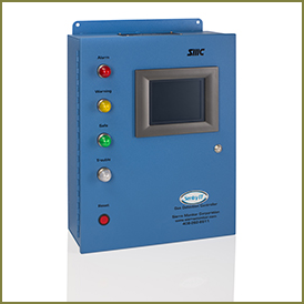 Hazardous gas detection monitoring unit