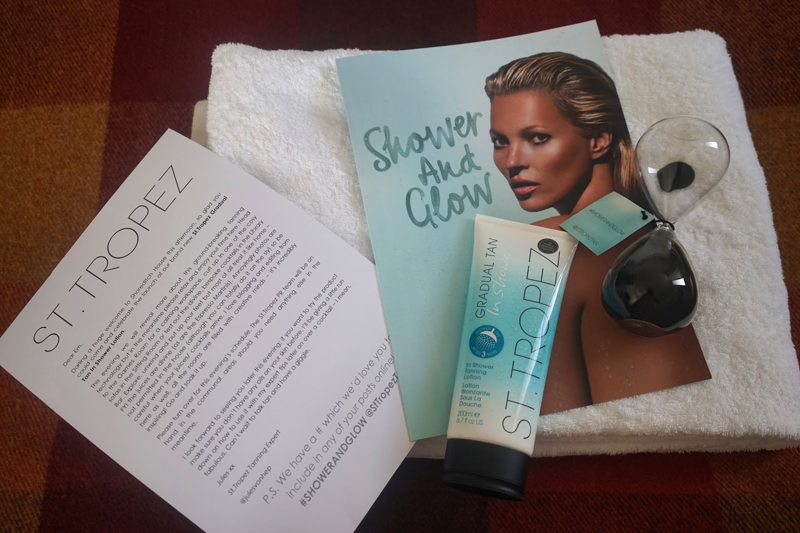 Emtalks St Tropez In Shower Tan Review; Staying At Shoreditch House In