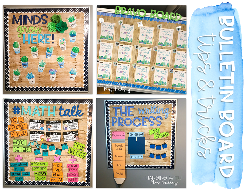 Bulletin Board Tips & Tricks - Hanging with Mrs. Hulsey Pertaining To Bulletin Board Template Word