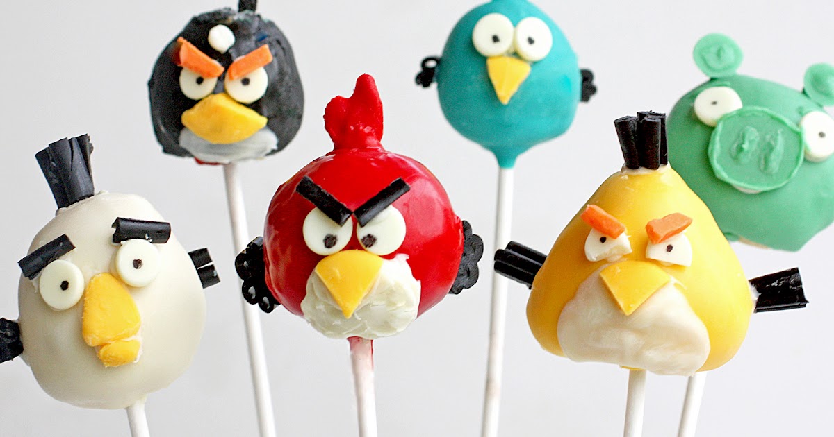 kop Meer dan wat dan ook baard Pinstrosity: Angry Bird Cake Pop Poops