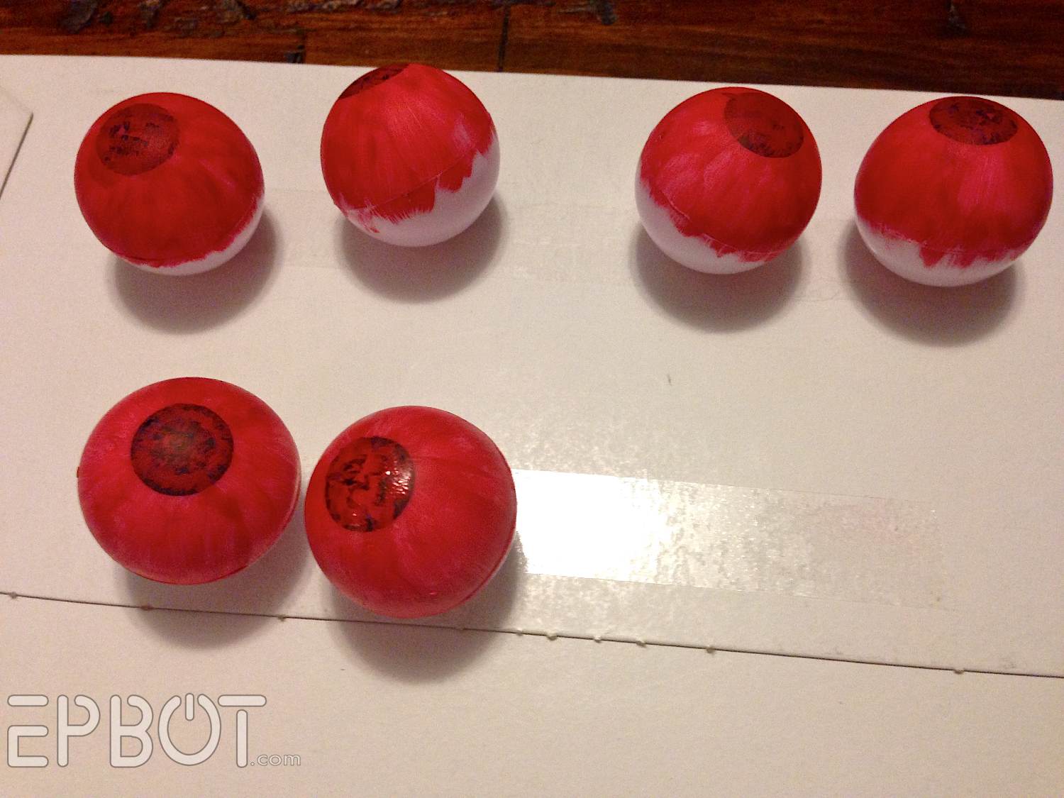 Watch How to Make Yarn Eyeballs video Watch How to Make Yarn Eyeballs video