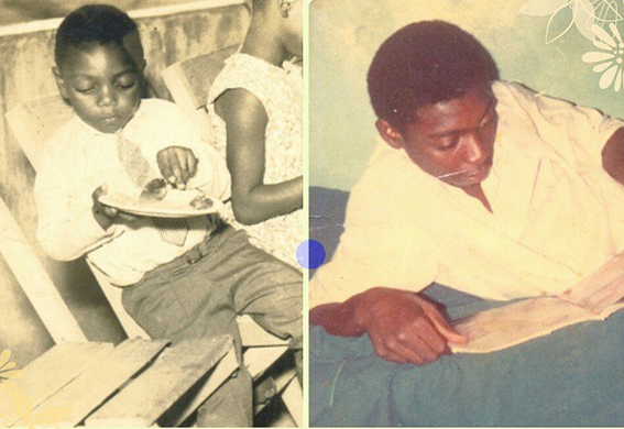 6 Check out these throwback pics of Segun Arinze when he was a boy & a young man