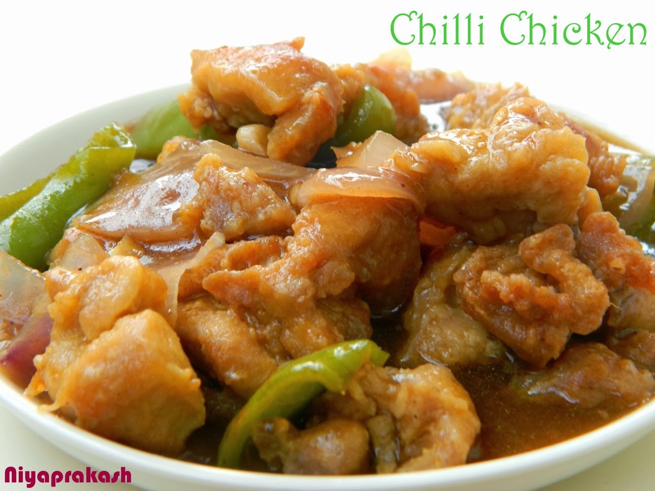 Niya's World: Chicken Fried Rice with Chilli Chicken