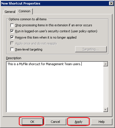 Add start menu shortcut via Group Policy