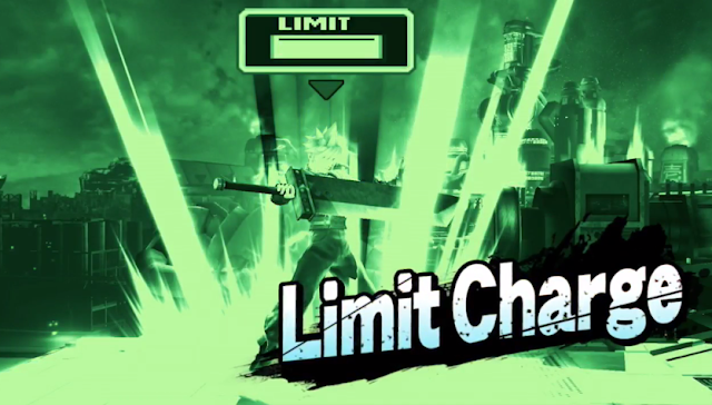 Cloud Limit Charge Super Smash Bros. Down-B