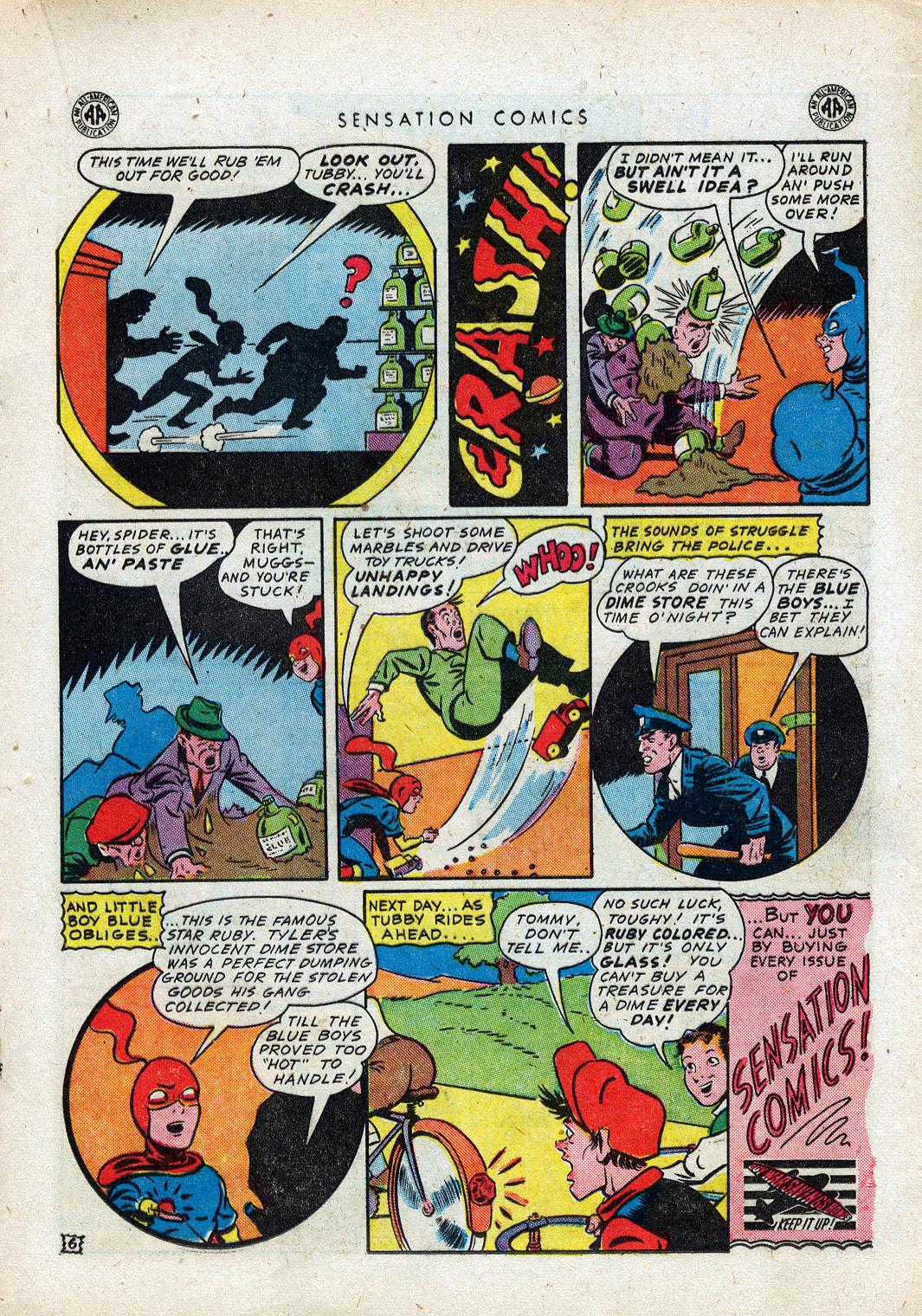 Read online Sensation (Mystery) Comics comic -  Issue #38 - 25