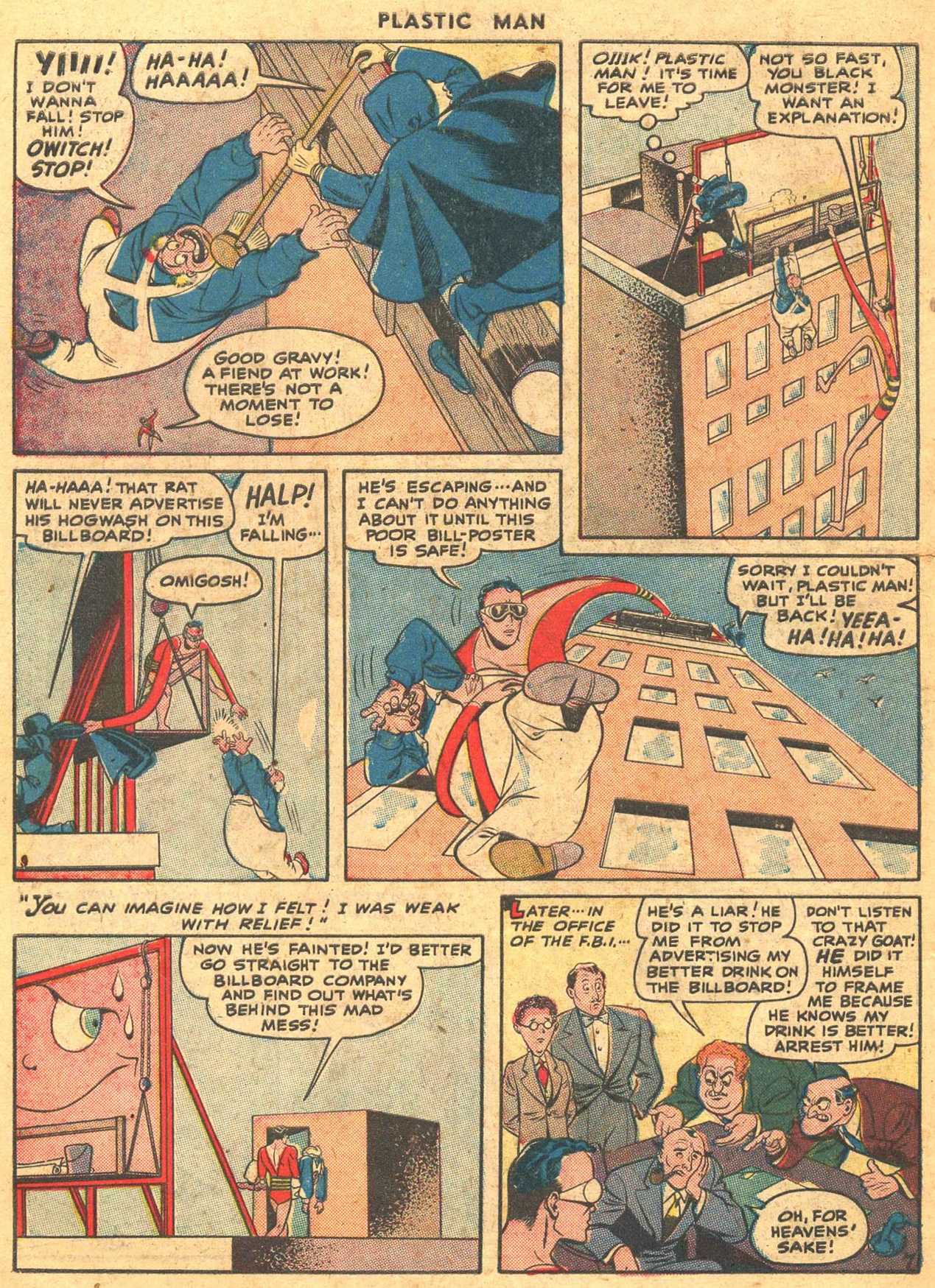 Read online Plastic Man (1943) comic -  Issue #7 - 42