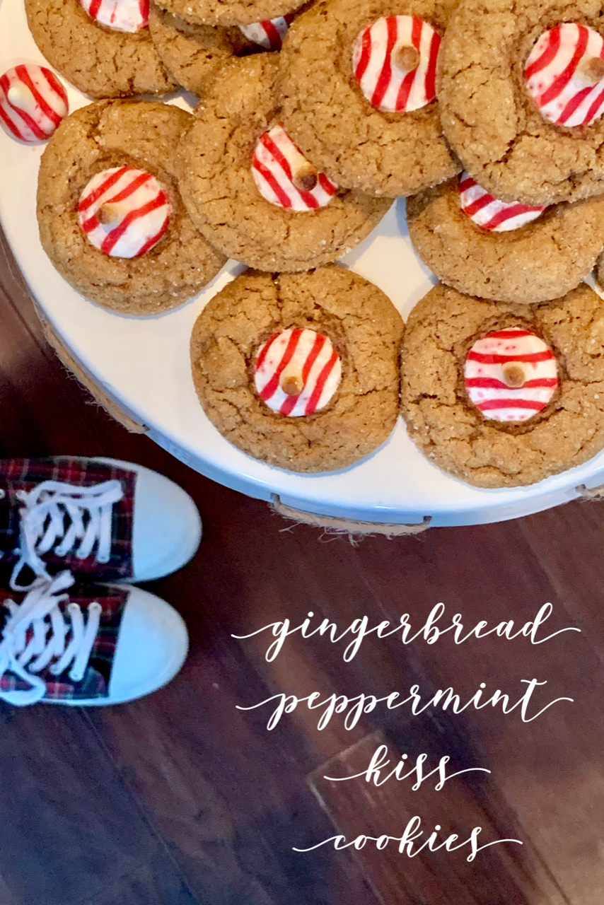 Gingerbread Peppermint Kisses fantasticalfoodfight Our Good Life