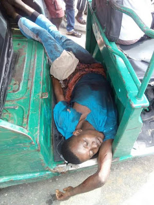 Photos: Policeman allegedly kills pure water seller over N100 bribe in Rivers State