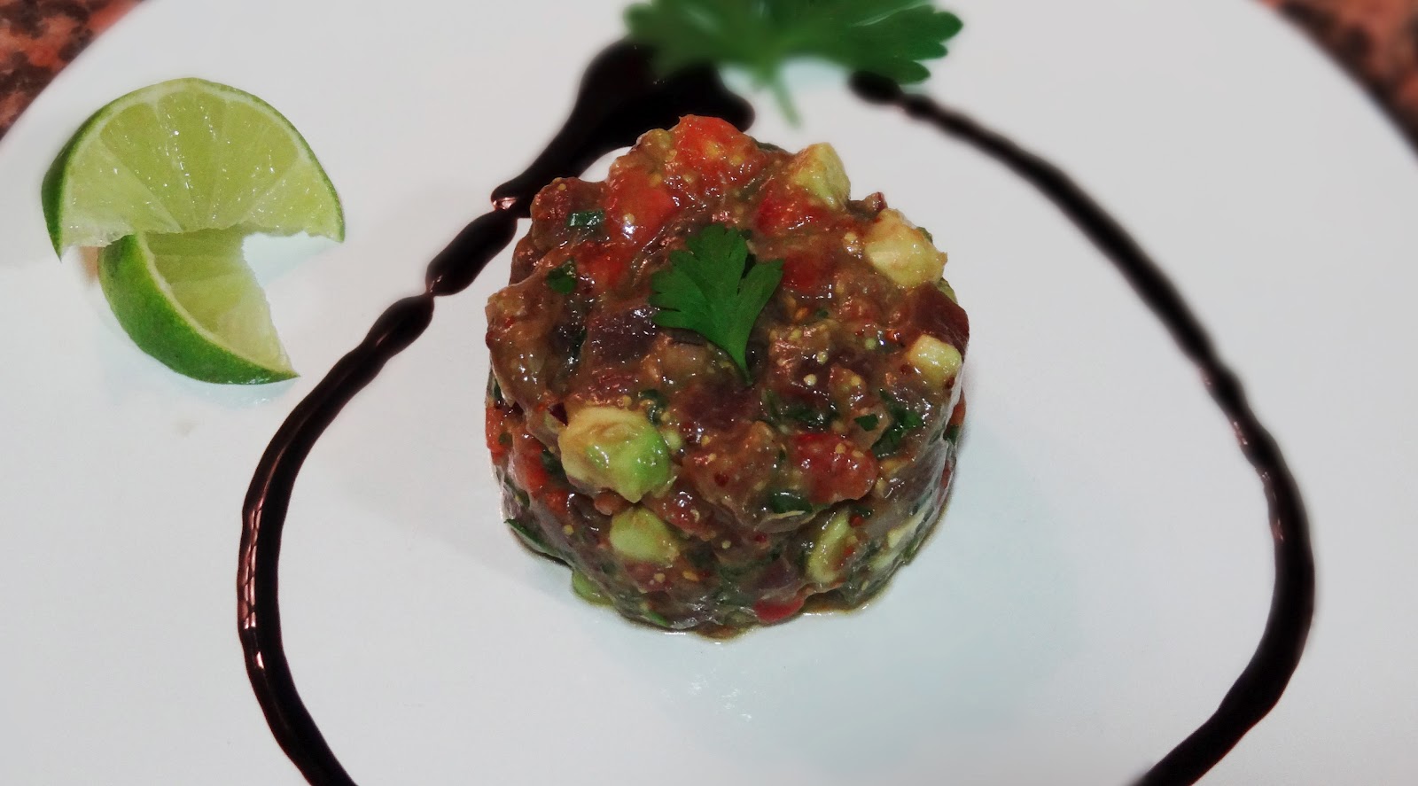 La maison du chef Paco Tartar de atún (tuna tartare)
