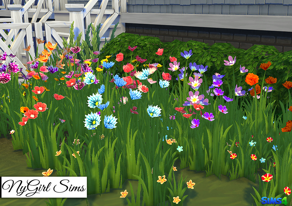 NyGirl Sims 4 Wildflower Assortment