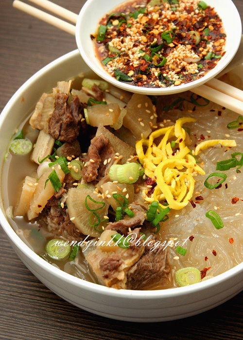 Table for 2.... or more Galbitang Korean Beef Rib Soup AFF Korean