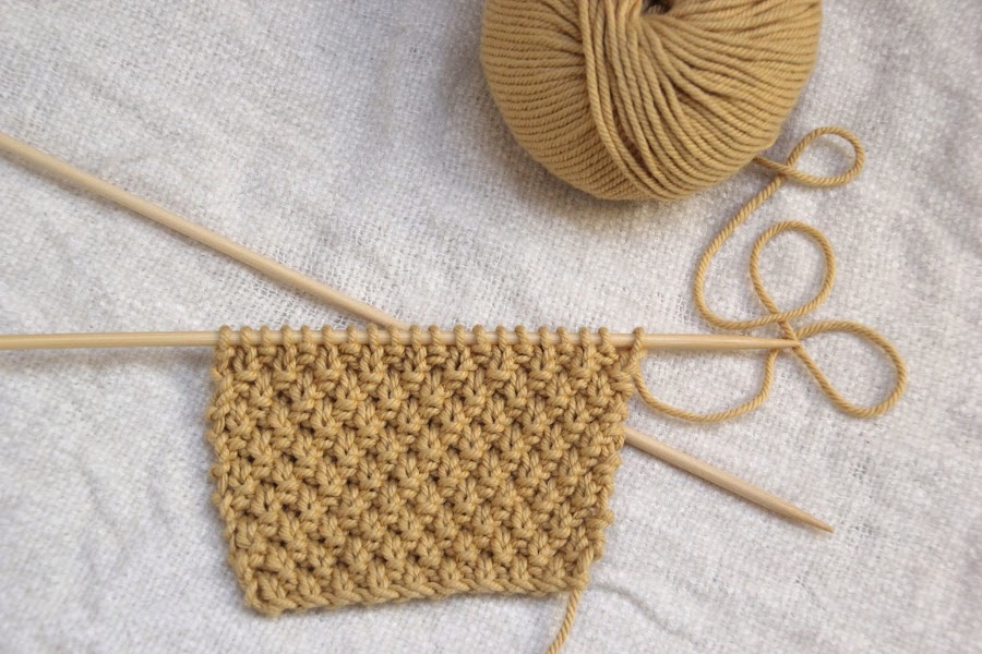 Punto de arroz doble