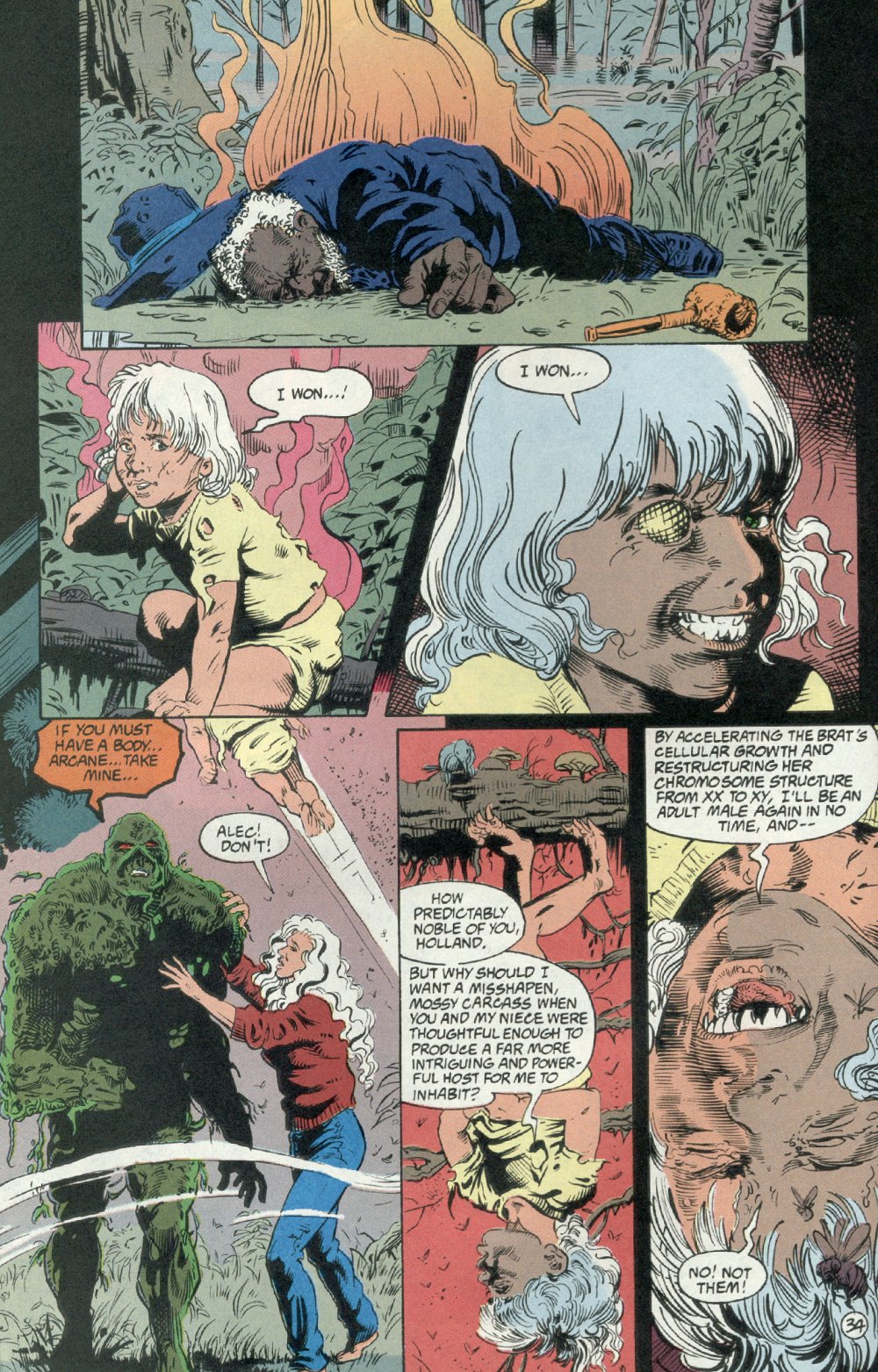 Swamp Thing (1982) Issue #125 #133 - English 35