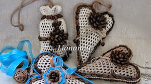 Souvenires al crochet con corazón de café