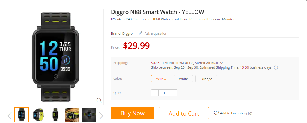 diggro n88 smartwatch