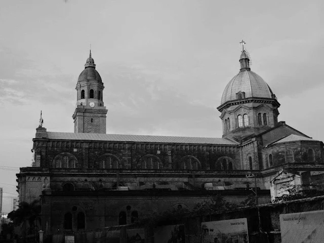 The roof of Manila Cathedral in Intramuros