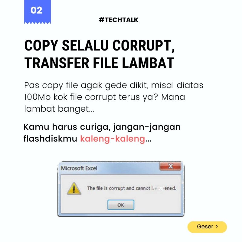 Ciri-ciri Flashdisk palsu