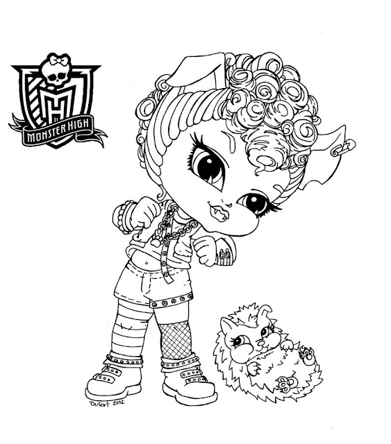 face portrait of lagoona blue coloring pages - photo #48