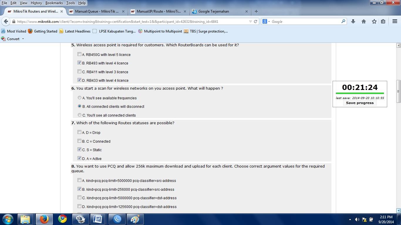 SOAL MikroTik MTCNA BANTET SOAL MikroTik MTCNA BANTET