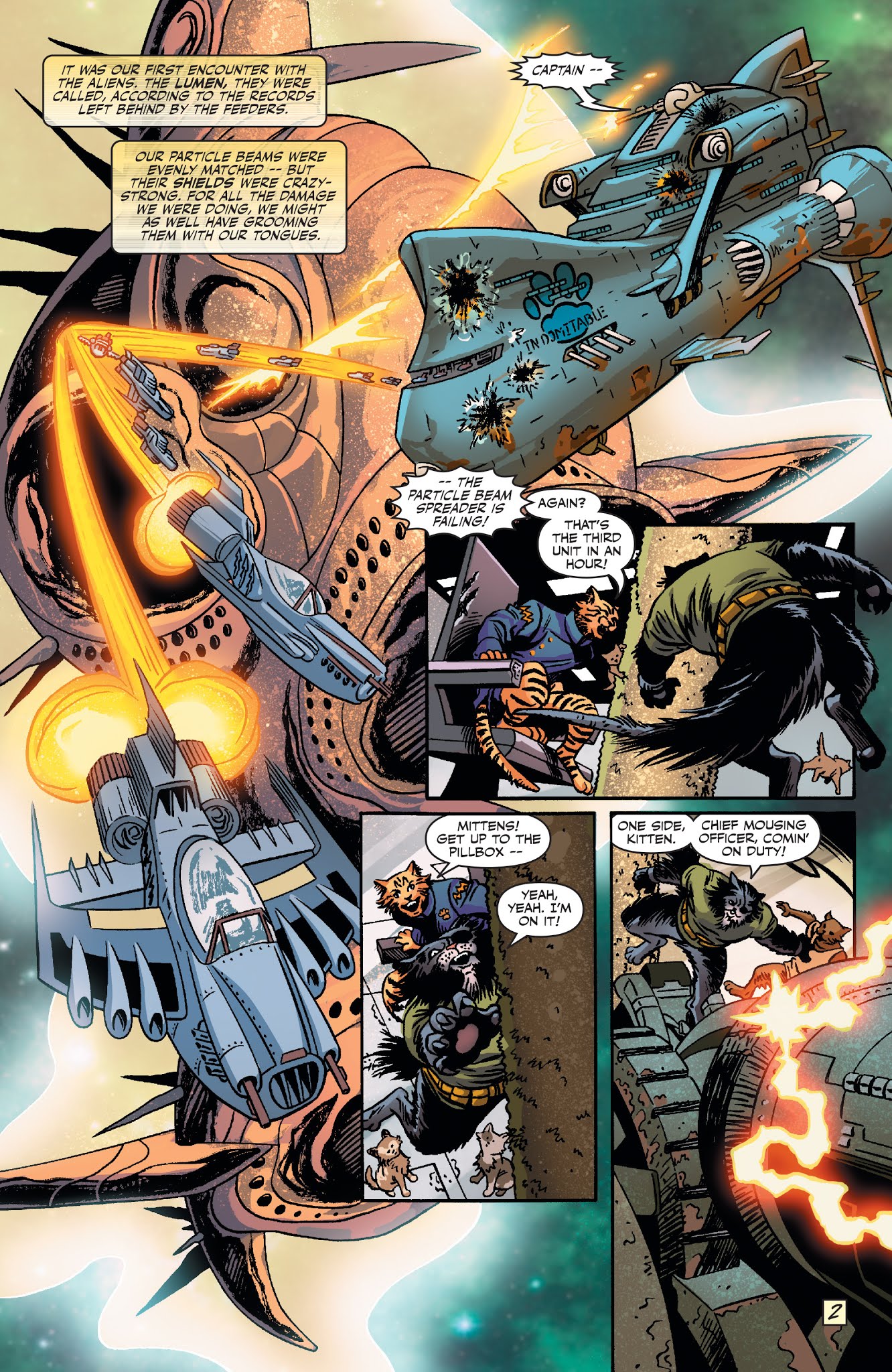 Read online Captain Ginger comic -  Issue #1 - 4