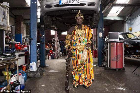 Photos: Ghanaian king who rules his people via Skype in southern Germany builds a jail for women in the town 144 Photos: Ghanaian king who rules his people via Skype in southern Germany builds a jail for women in the town