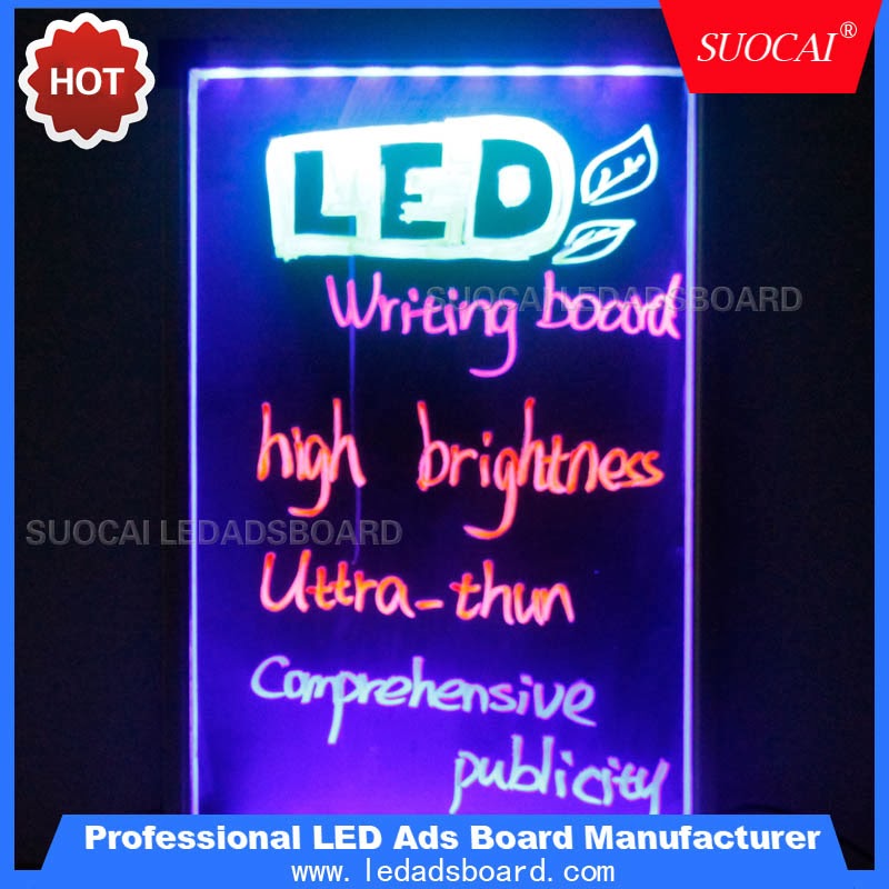 Sunlite Led Writing Board Lighted Menu Board LED Erasable Glowing