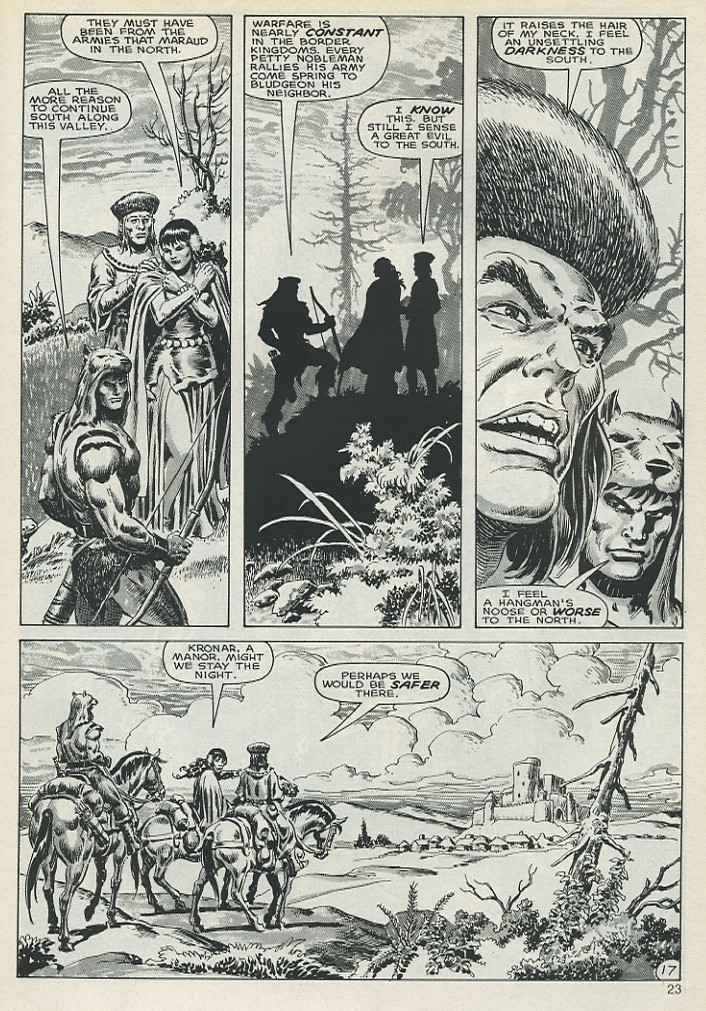 Read online The Savage Sword Of Conan comic -  Issue #134 - 23