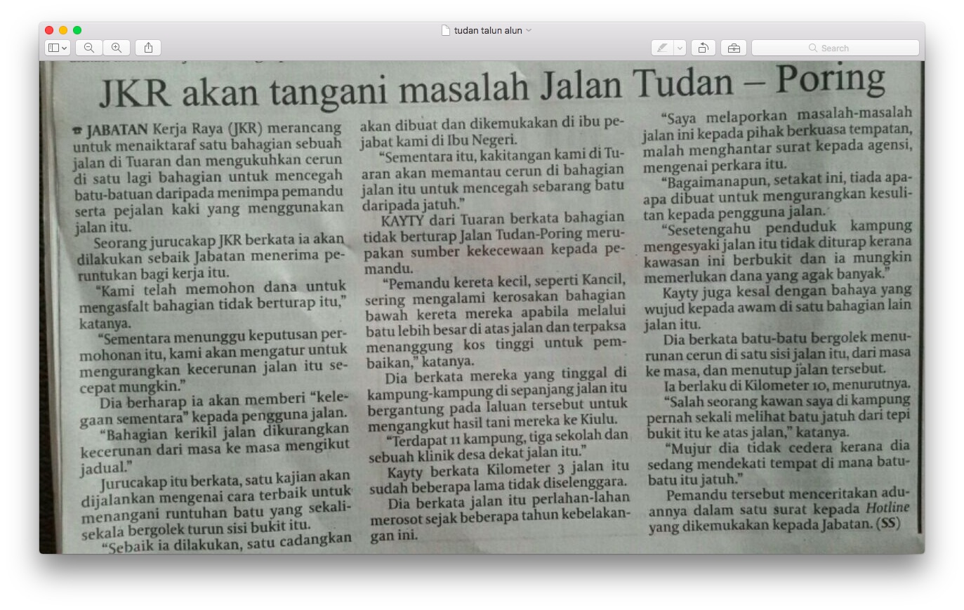 Kiulu Highlanders Community Komuniti Tulun Sokid Kiulu Talun Alun Tokou