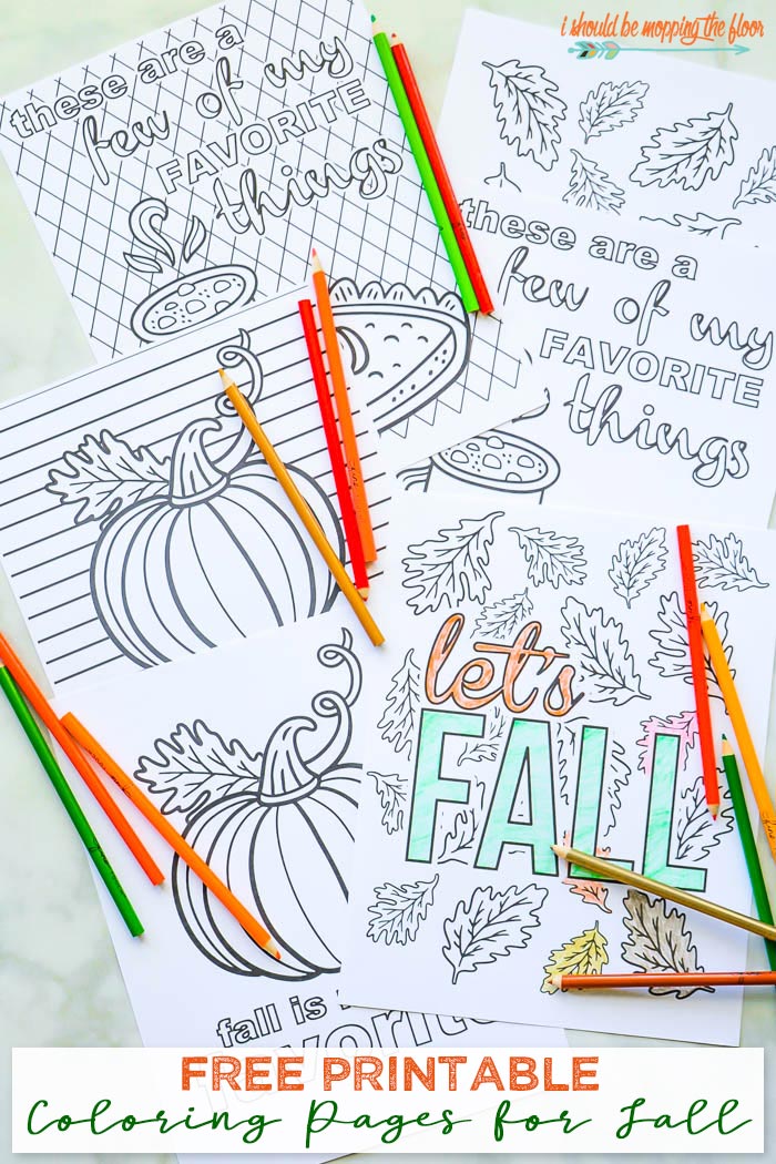 Free Printable Coloring Pages for Fall