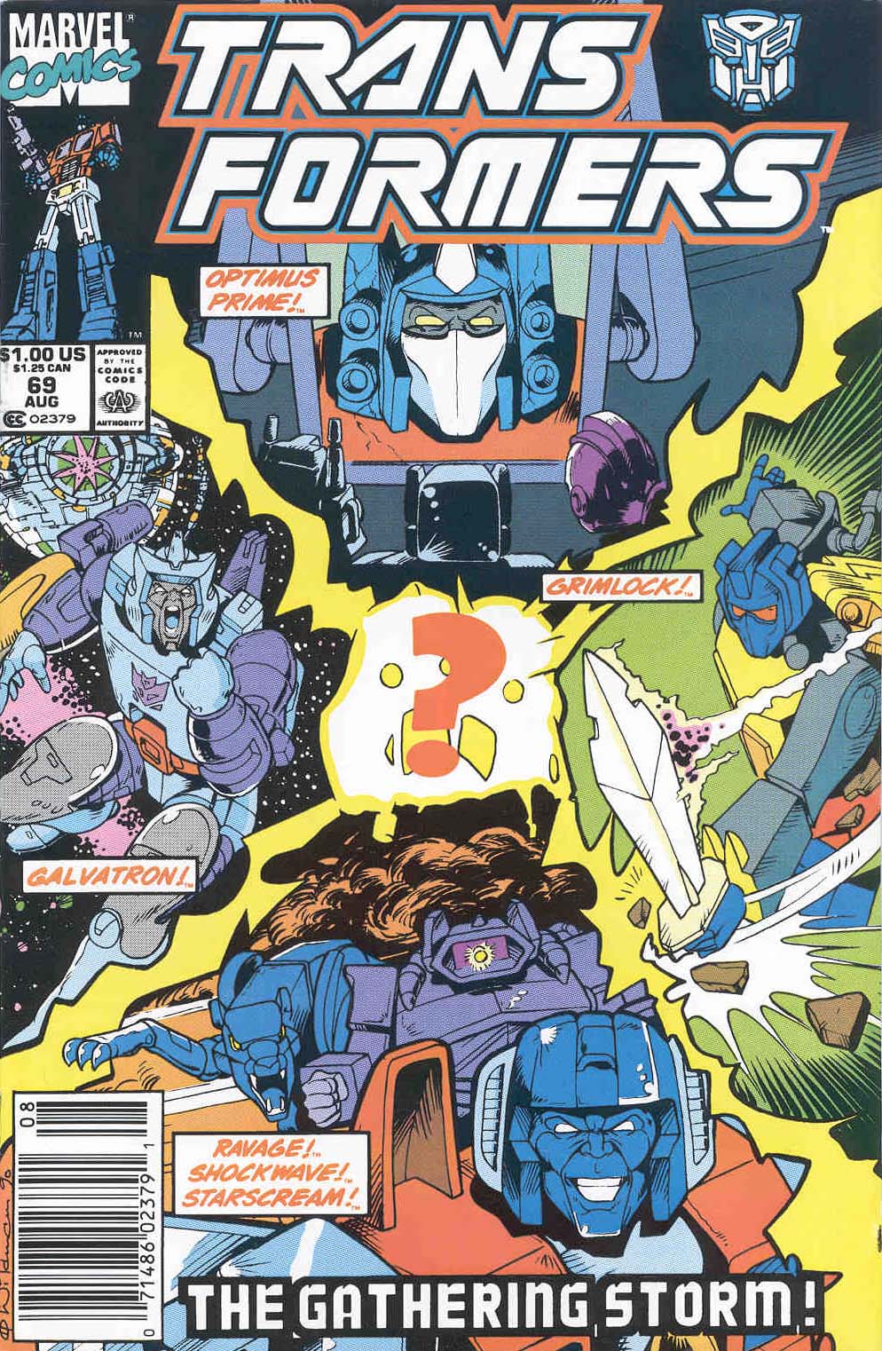 The Transformers (1984) issue 69 - Page 1