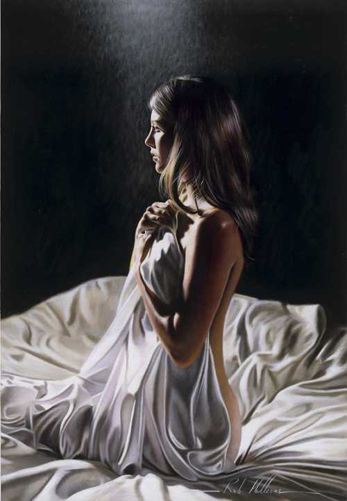 rob hefferan pintura hiper realista mulheres sensuais