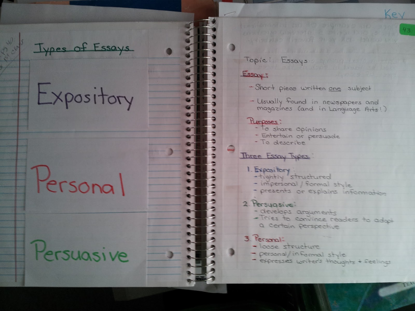 IBTEACHNU Language Arts Interactive notebooks